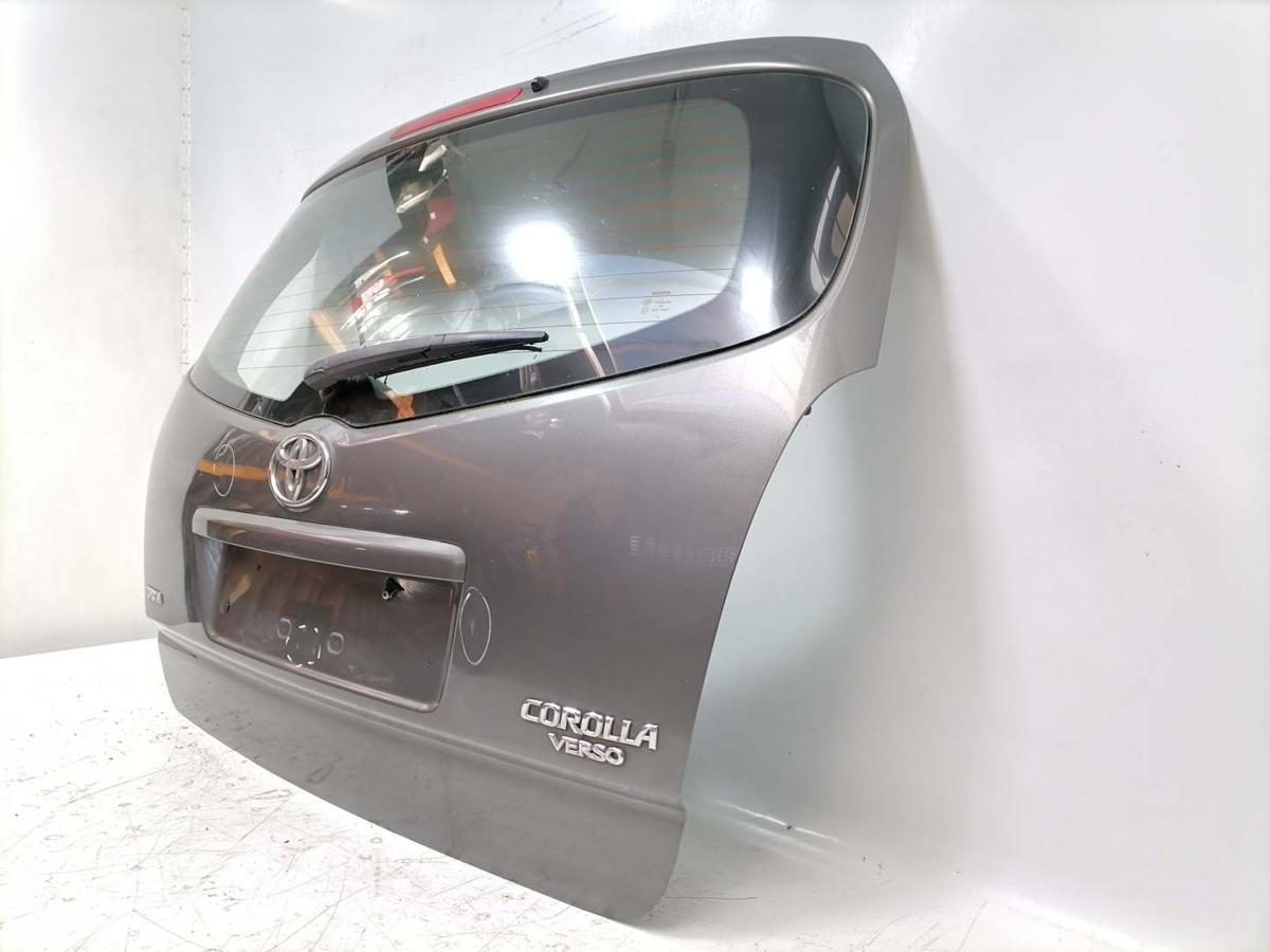 Toyota Corolla Verso original Heckklappe mit Heckscheibe Graumetallic 1C3 Bj.2004